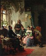 Peter Baumgartner The marriage instructions oil painting artist